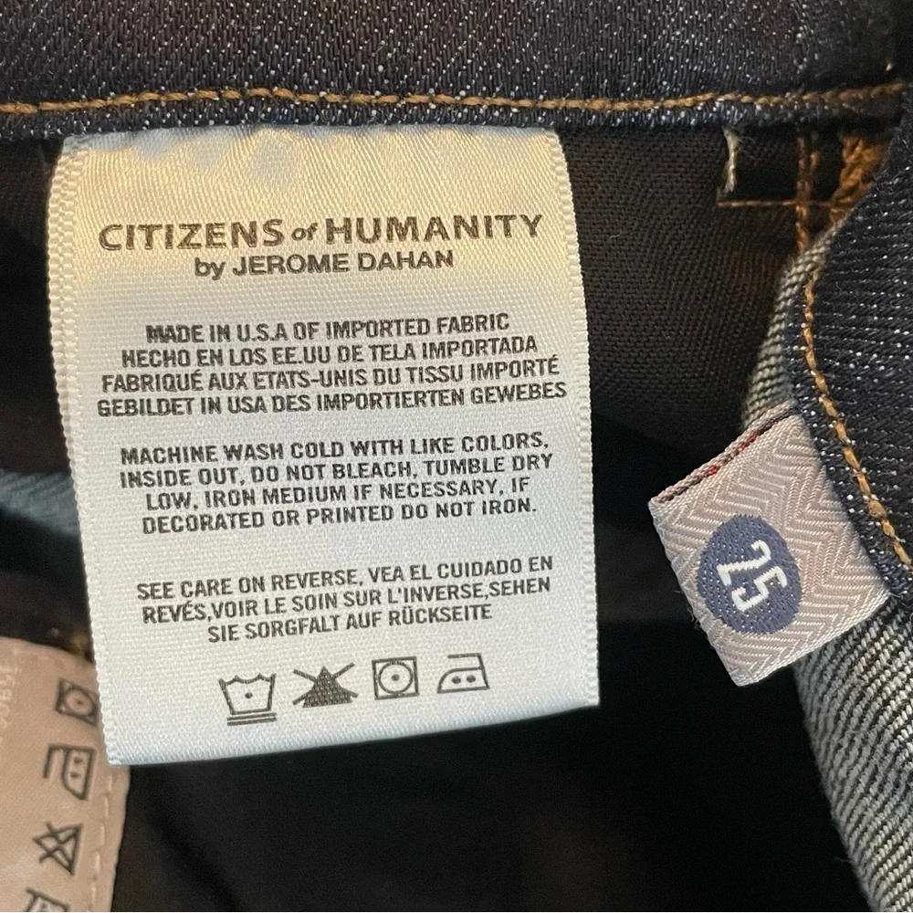 Citizens of Humanity Karmen Pencil Denim Skirt Women’s 25 Blue Dark Wash Career - Picture 15 of 16